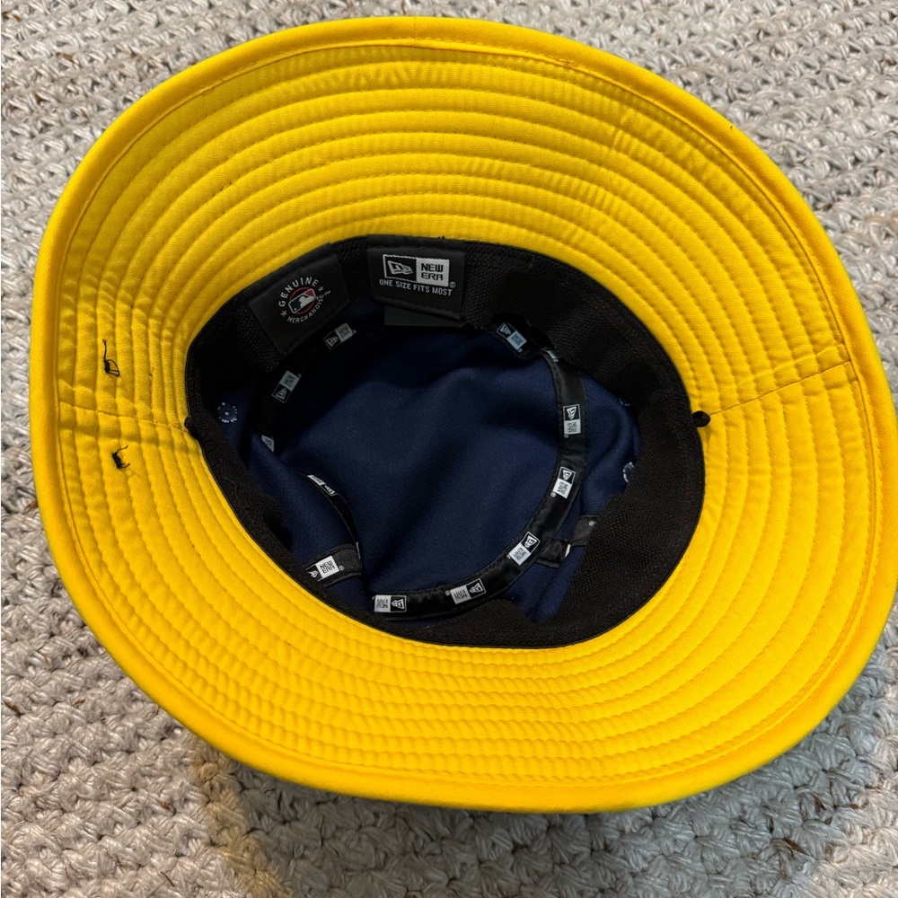 New Era Black and Yellow Bucket Hat - Picture 2 of 6